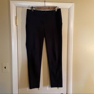 Navy ankle pants